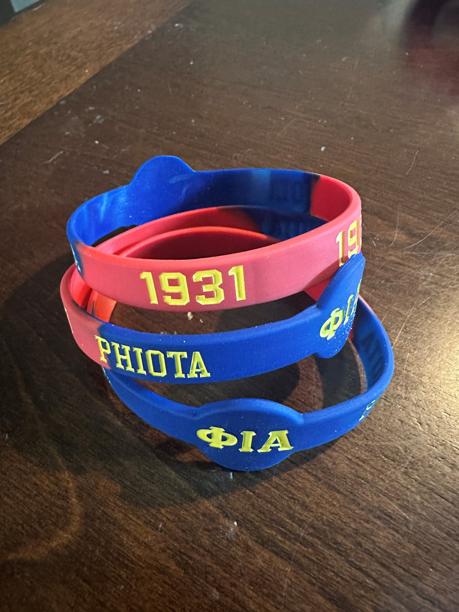 PHI IOTA ALPHA WRIST BANDS graffitigreek