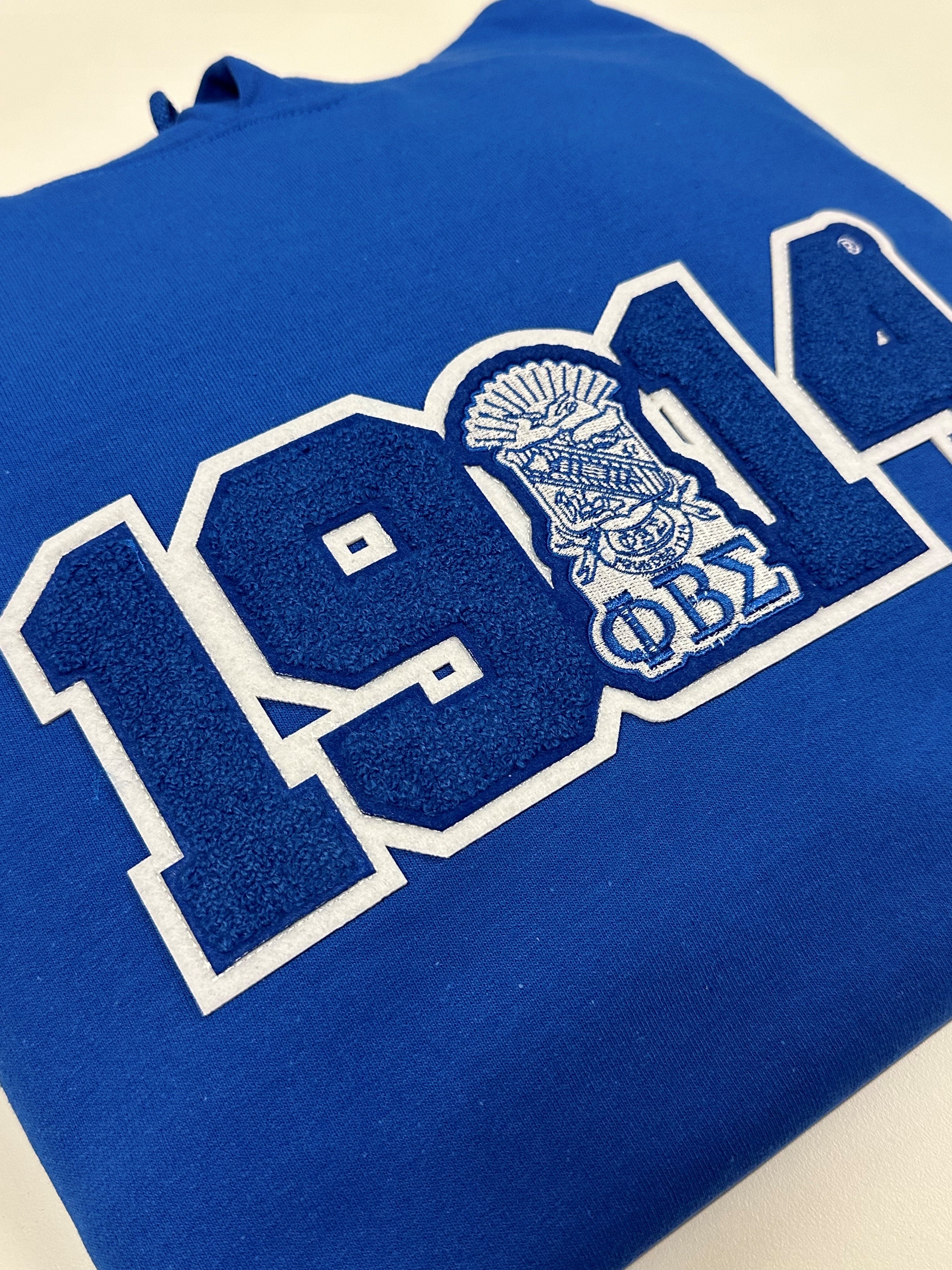 PHI BETA SIGMA - 1914 CHENILLE HOODIE