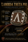LAMBDA THETA PHI - CHAMPIONSHIP RING