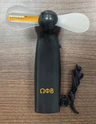 OMEGA PHI BETA - LED portable fan