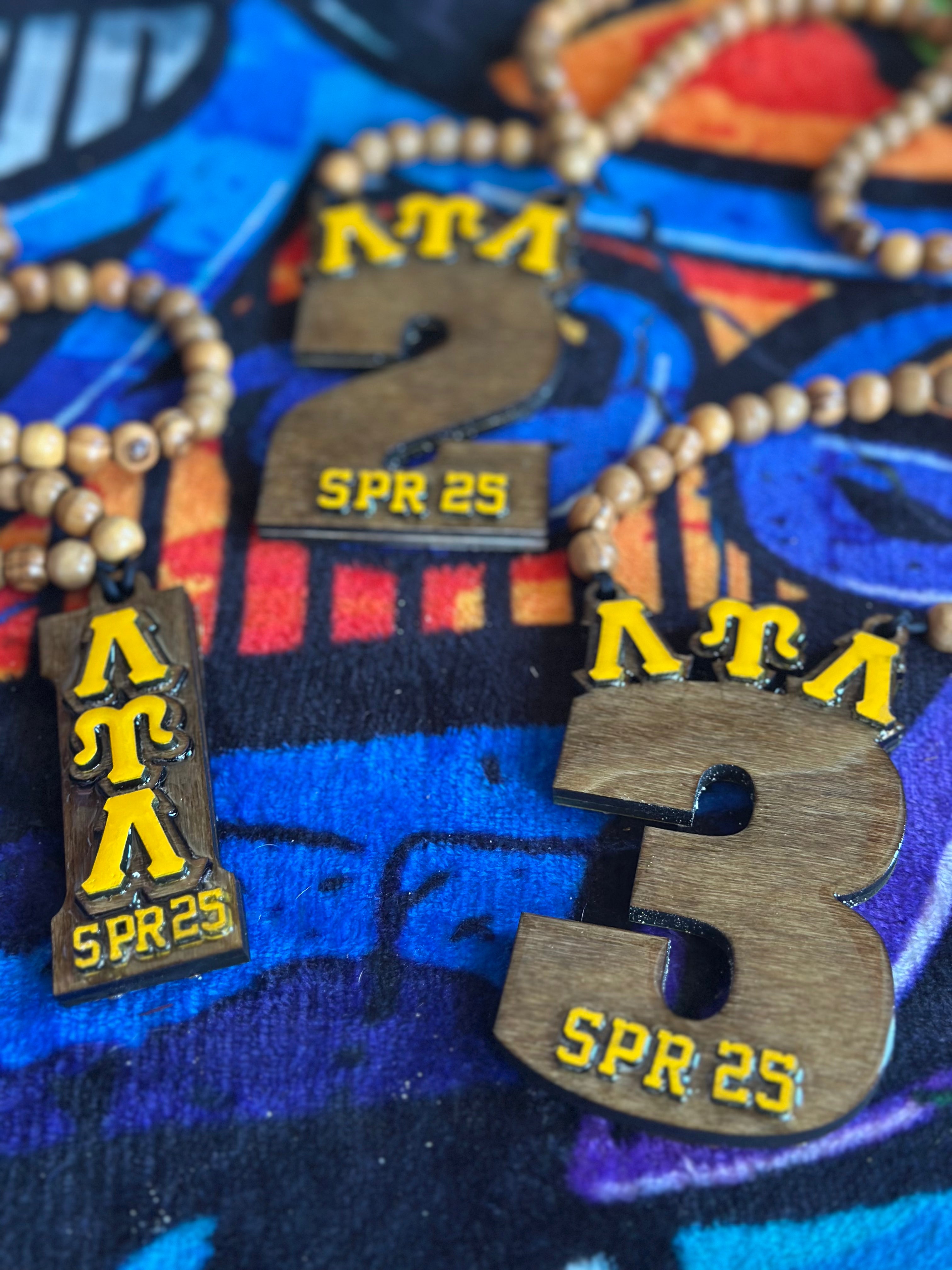 LAMBDA UPSILON LAMBDA - NUMBER&LETTER TIKI