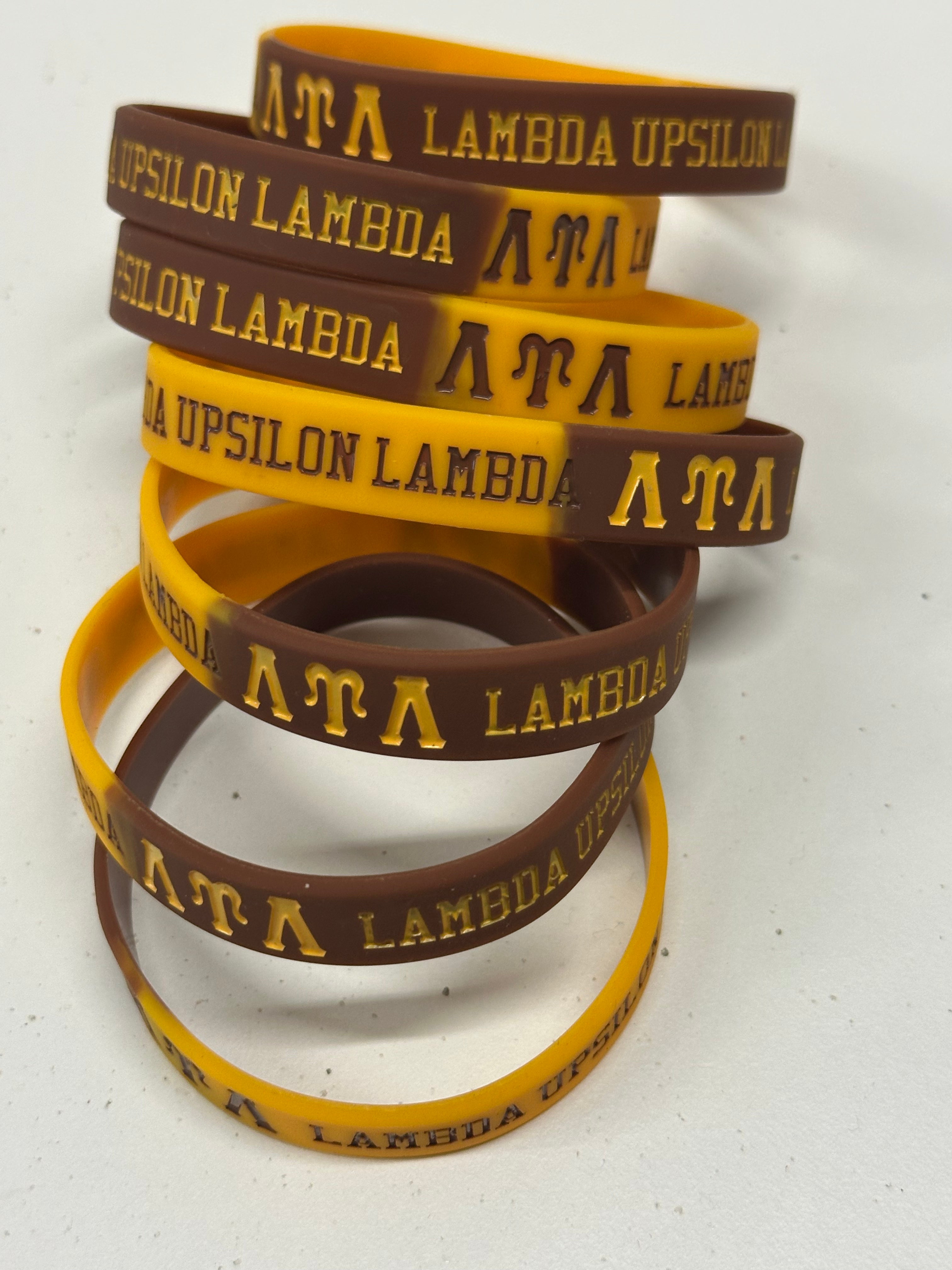 LAMBDA UPSILON LAMBDA - WRIST BANDS