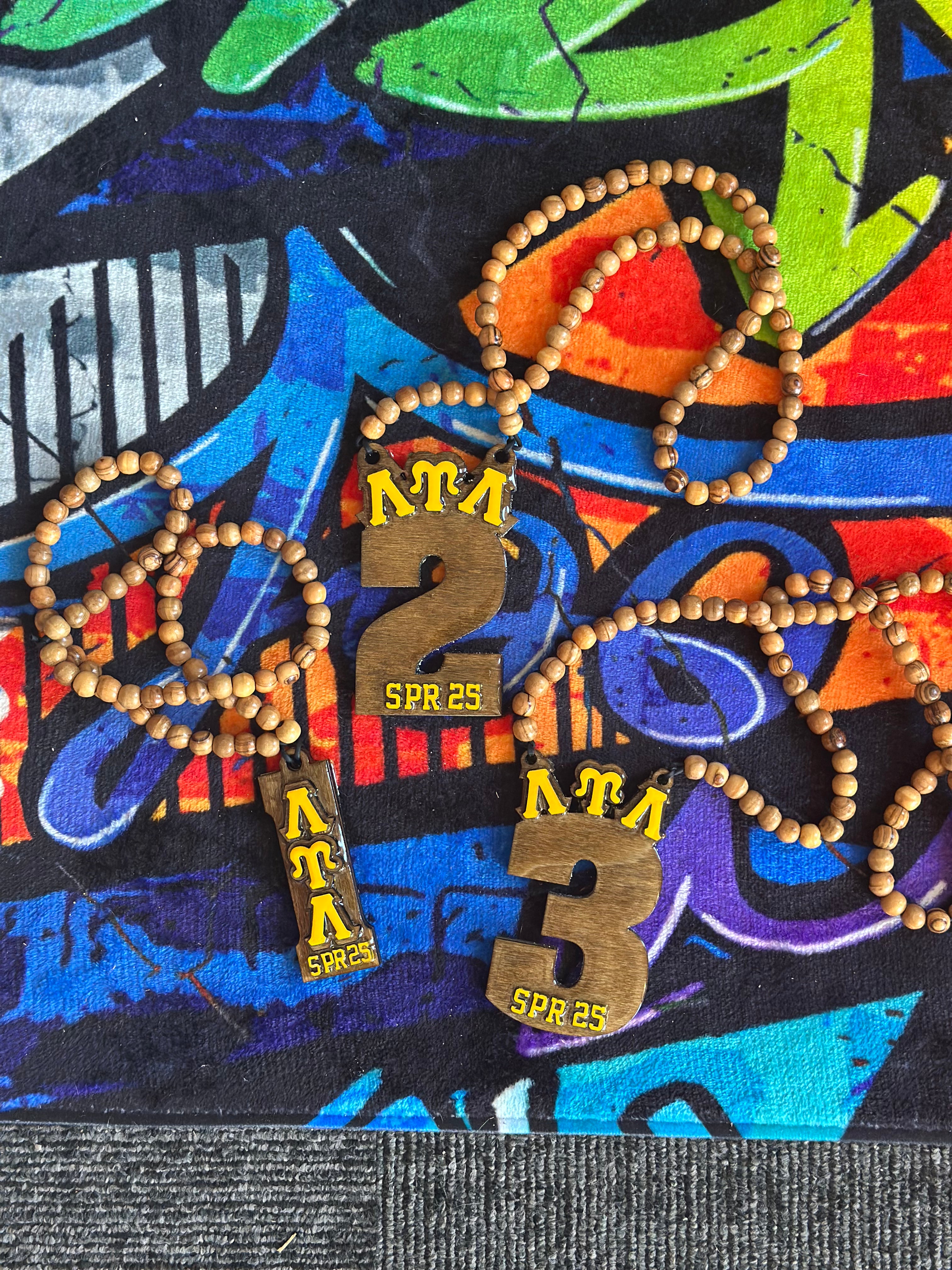 LAMBDA UPSILON LAMBDA - NUMBER&LETTER TIKI