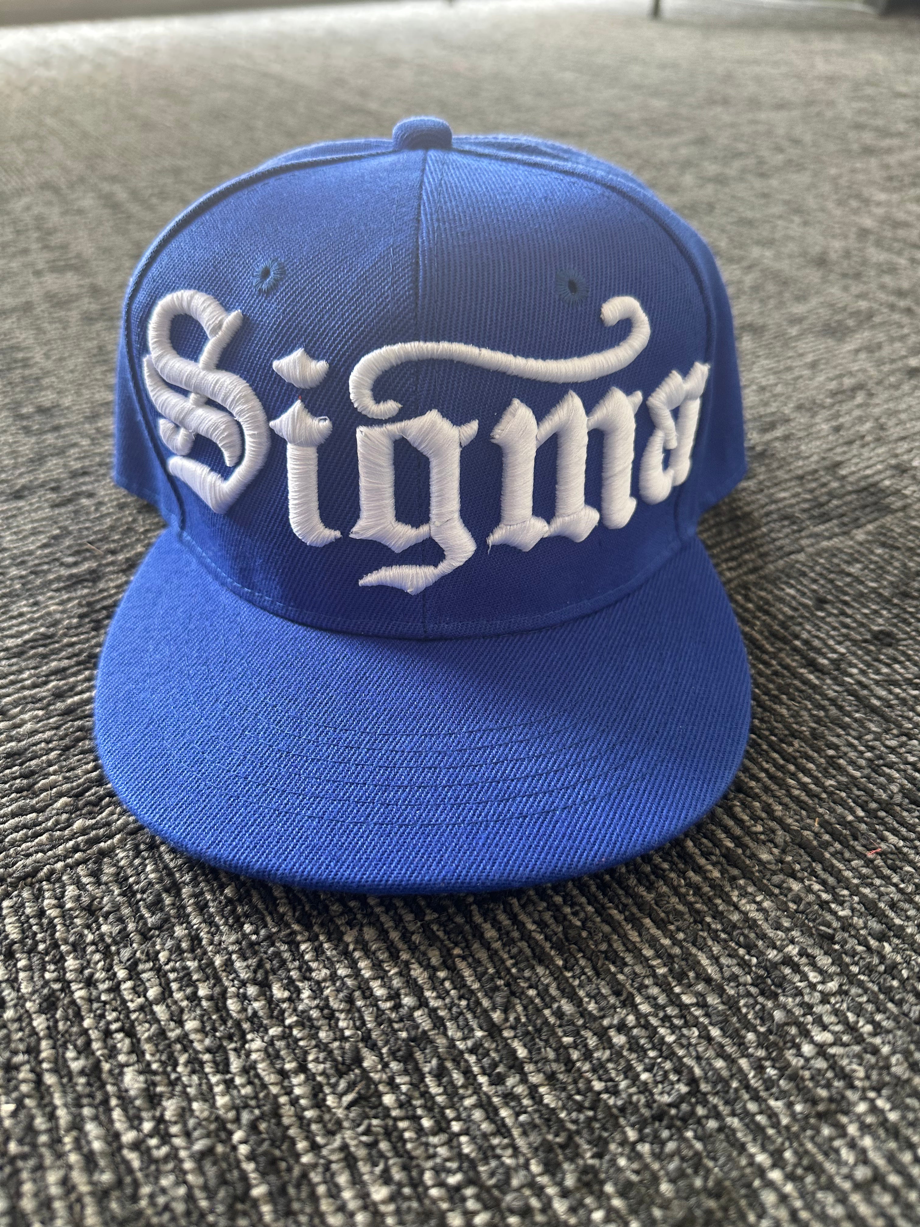Phi Beta Sigma - SIGMA Old English 3d Puff hat