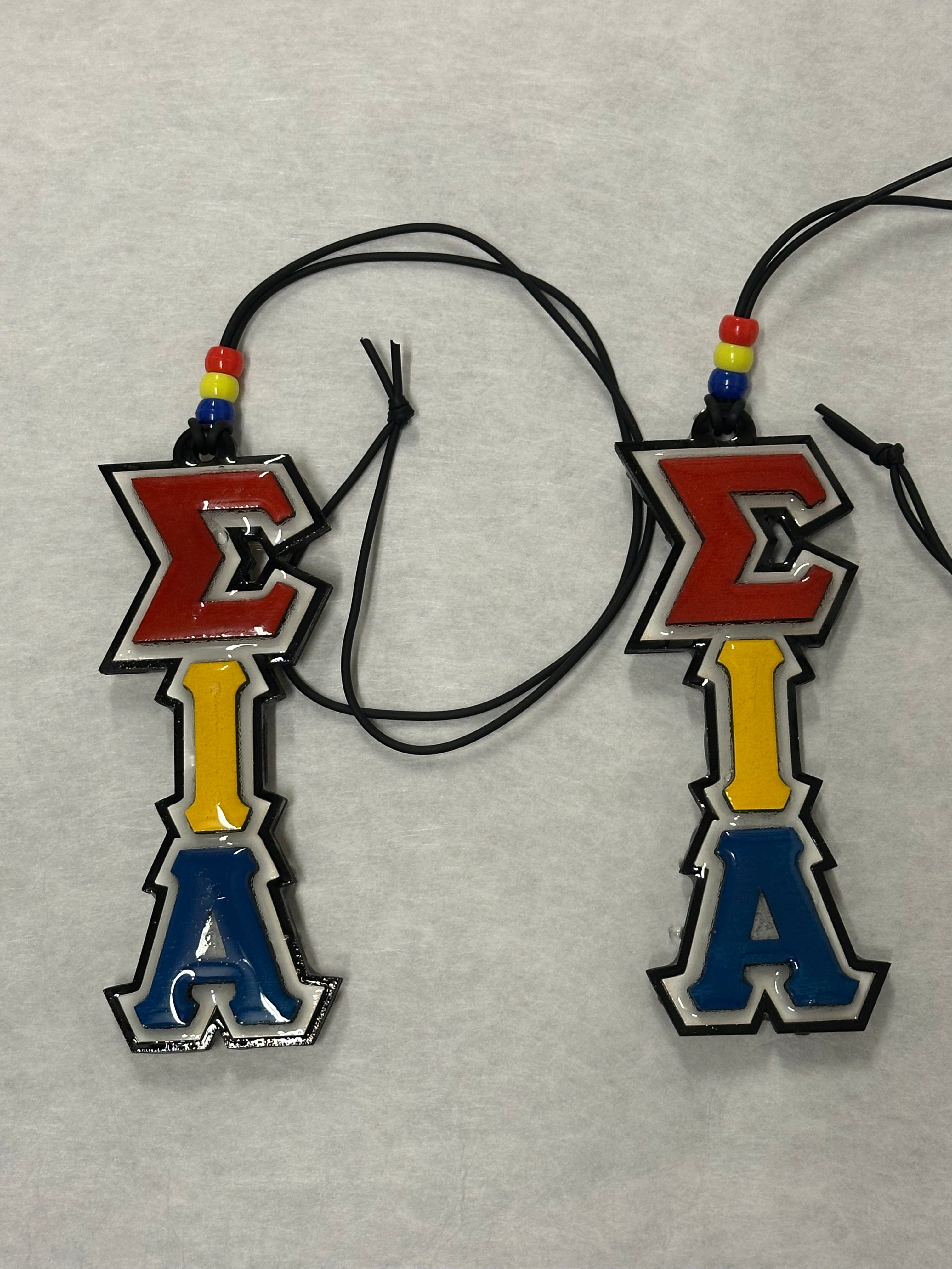 SIGMA IOTA ALPHA - WOODEN TIKI