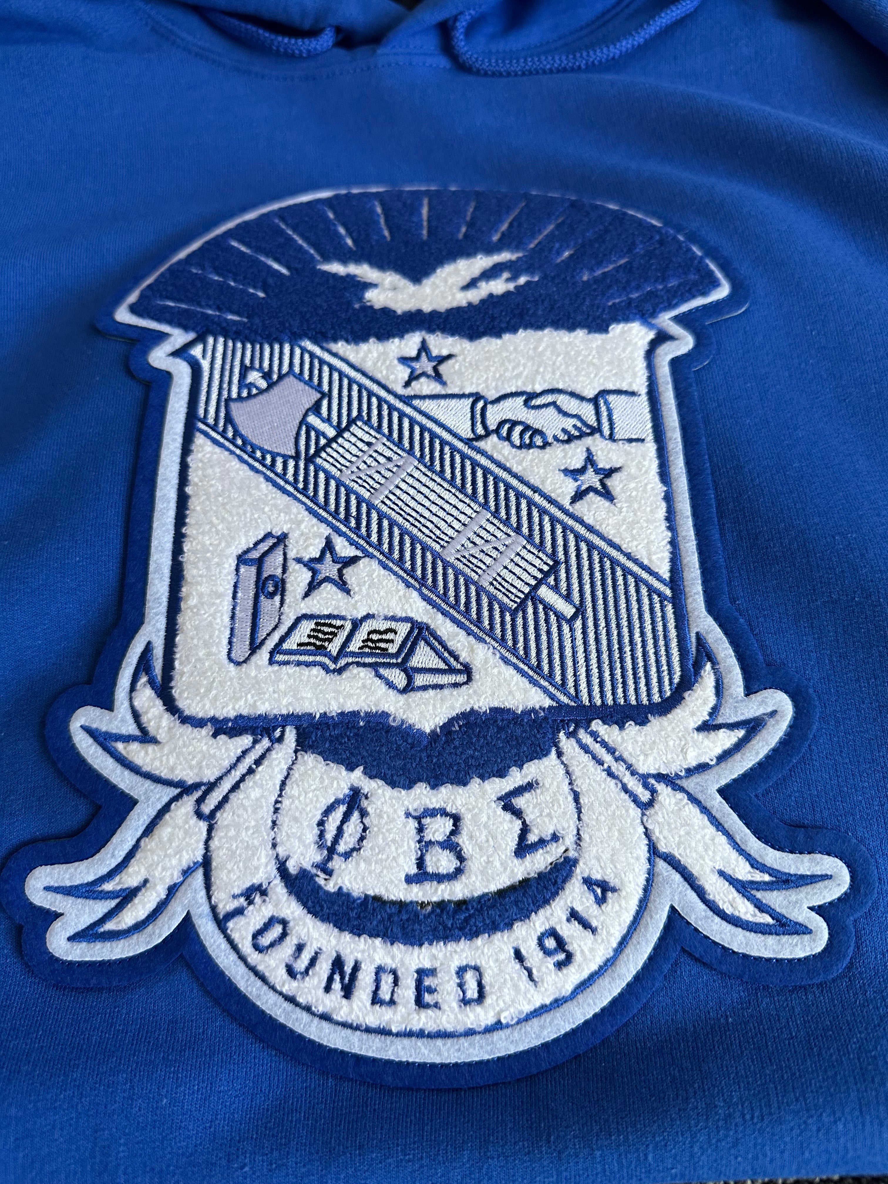 Phi Beta Sigma -Big chenille sweater