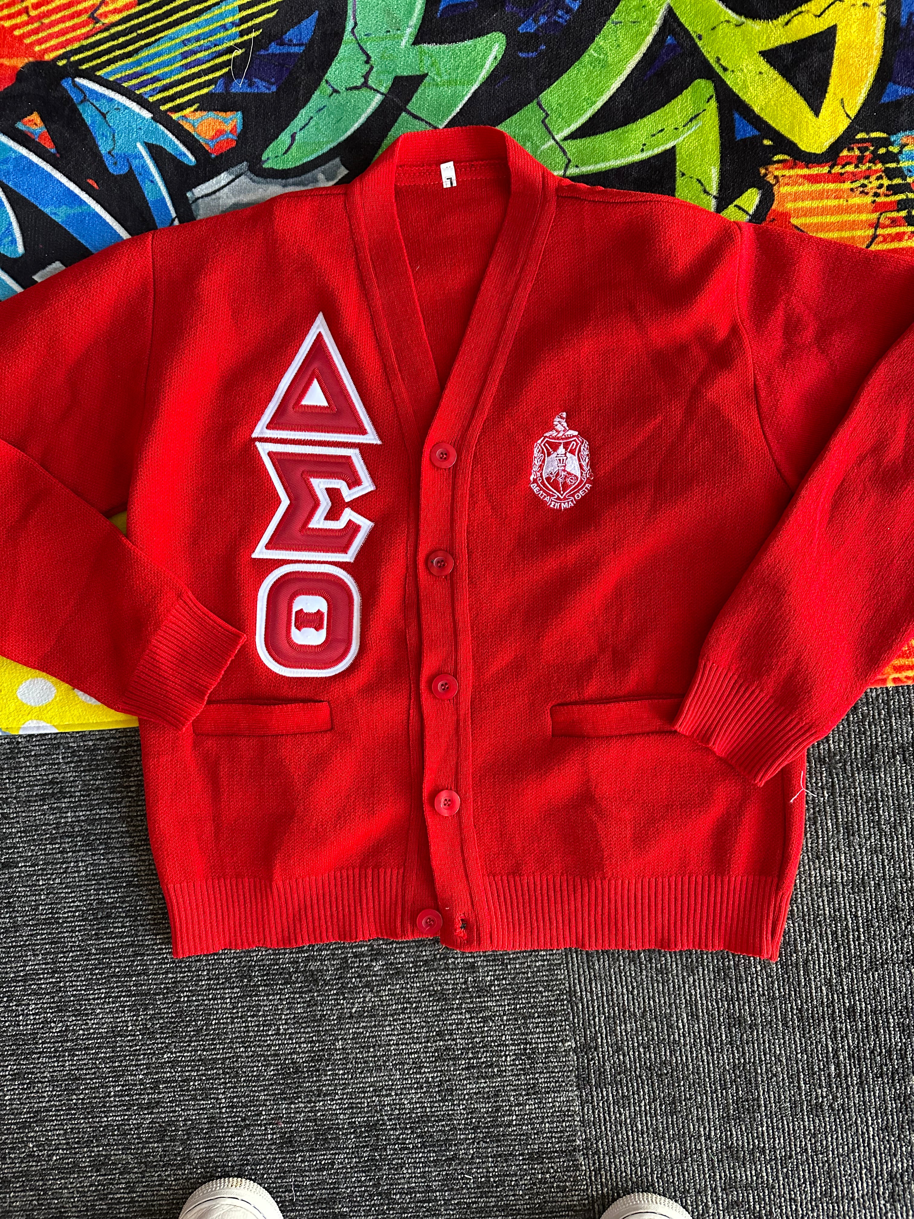 Delta Sigma Theta - wool Cardigan
