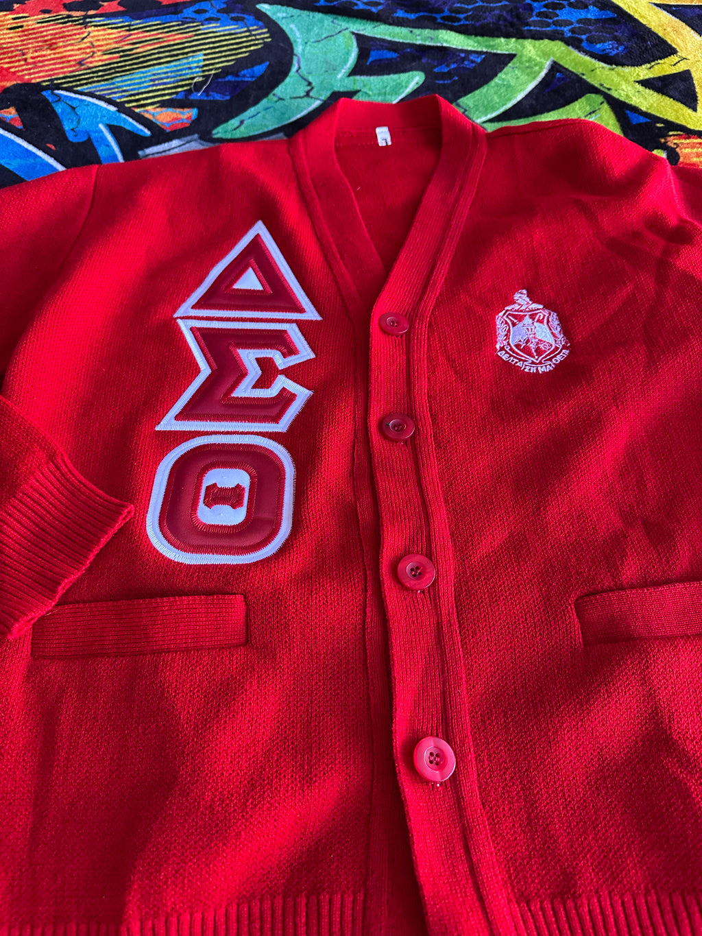 Delta Sigma Theta - wool Cardigan