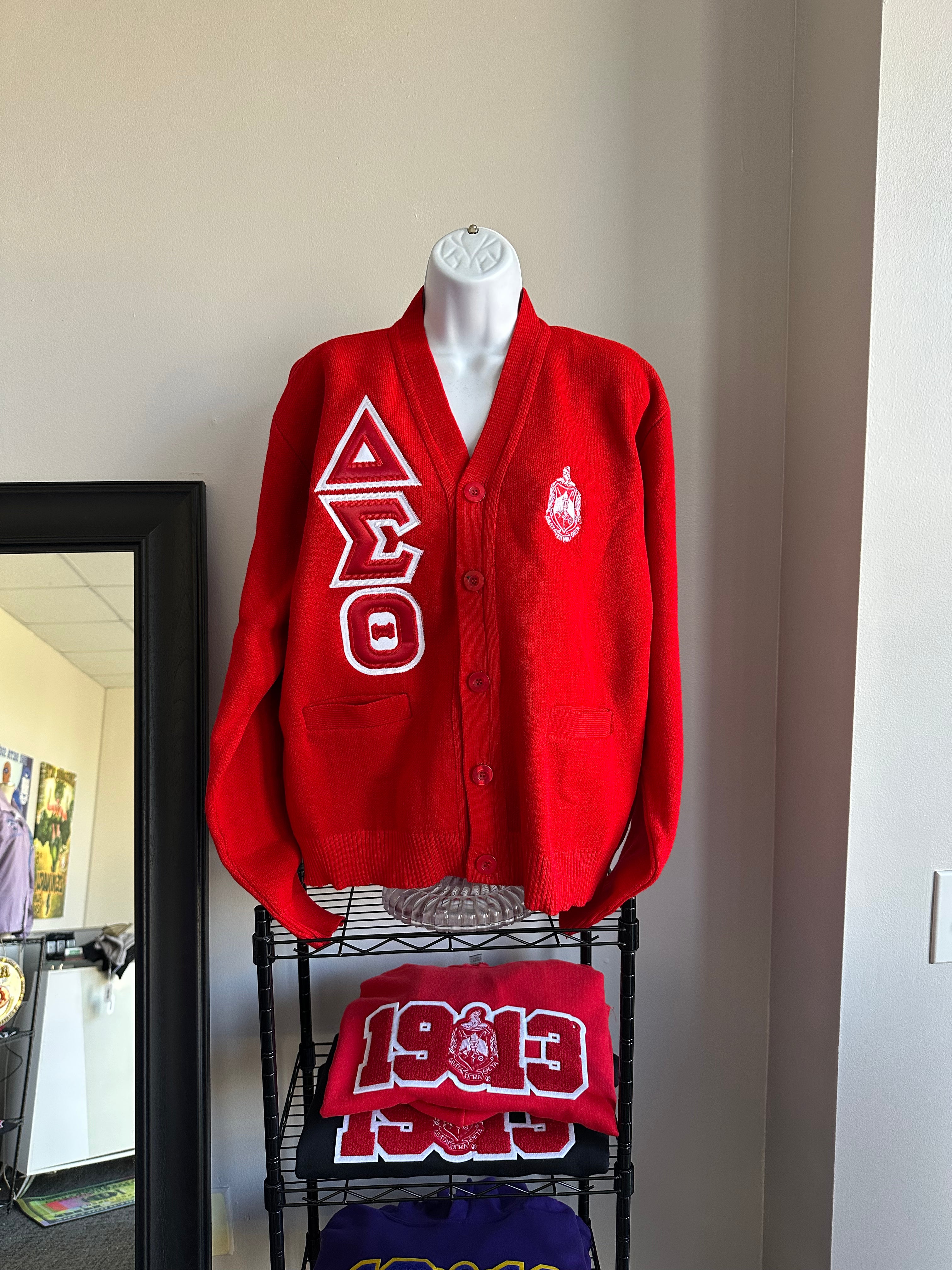 Delta Sigma Theta - wool Cardigan