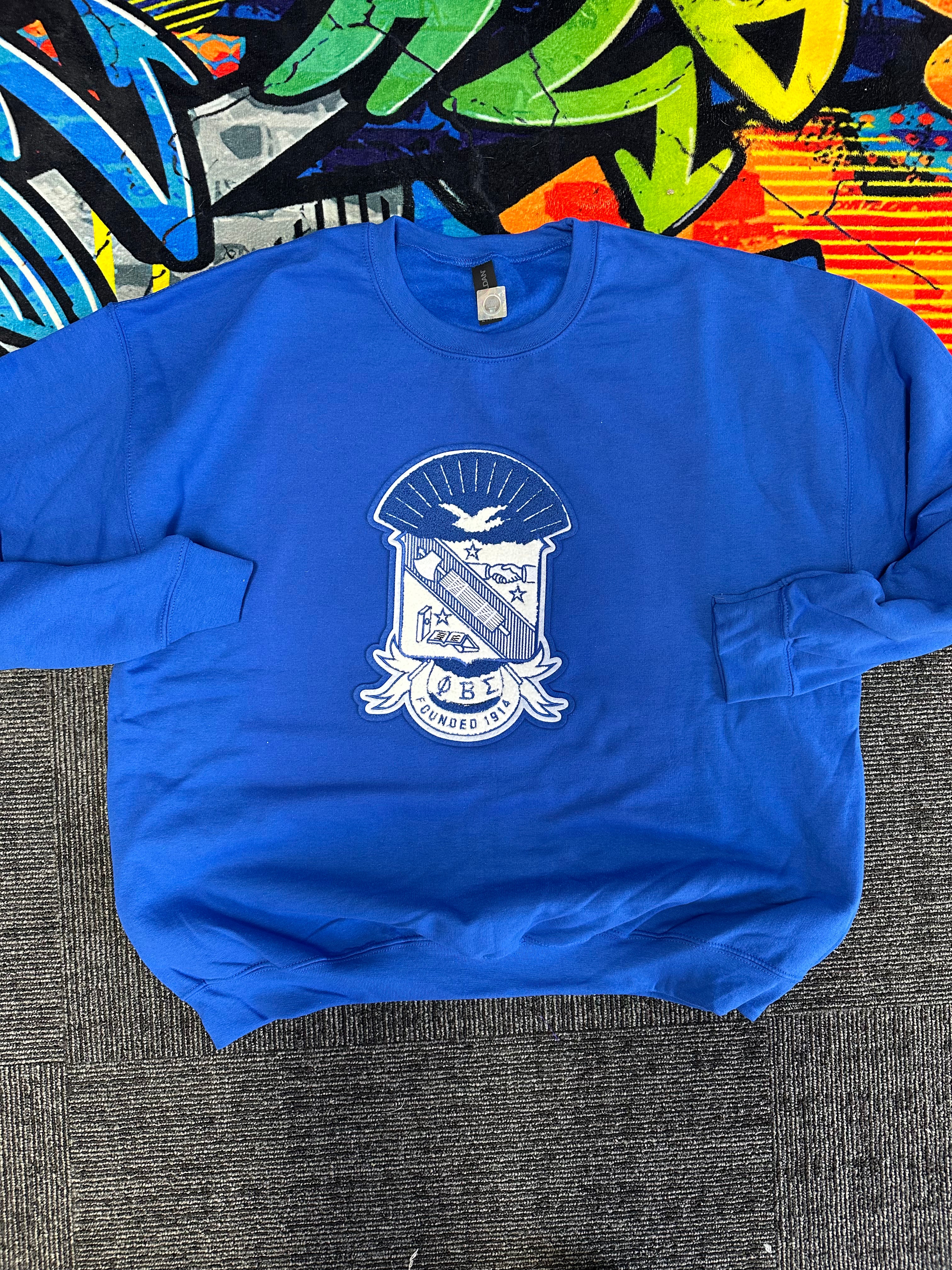 Phi Beta Sigma -Big chenille sweater