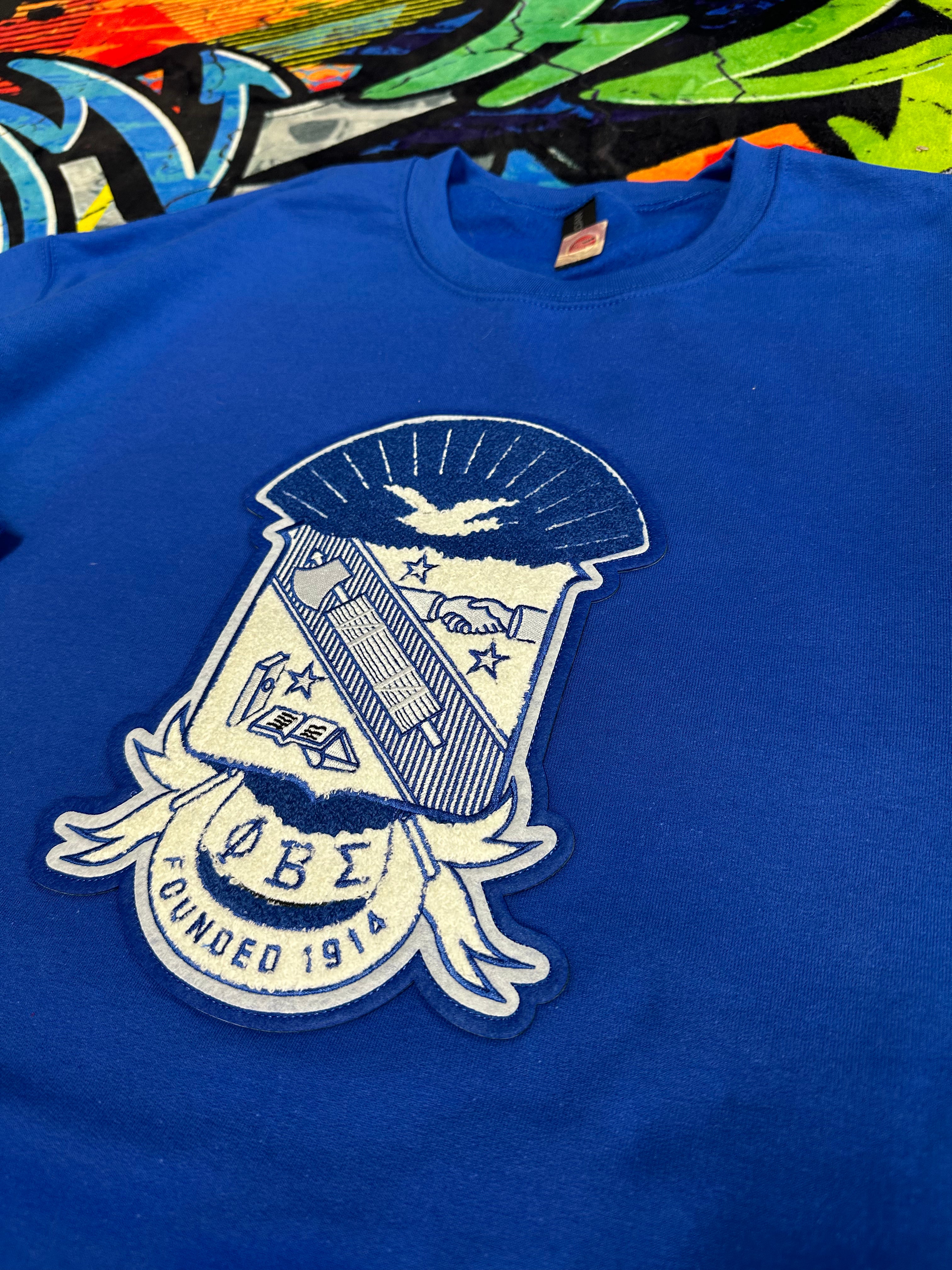 Phi Beta Sigma -Big chenille sweater