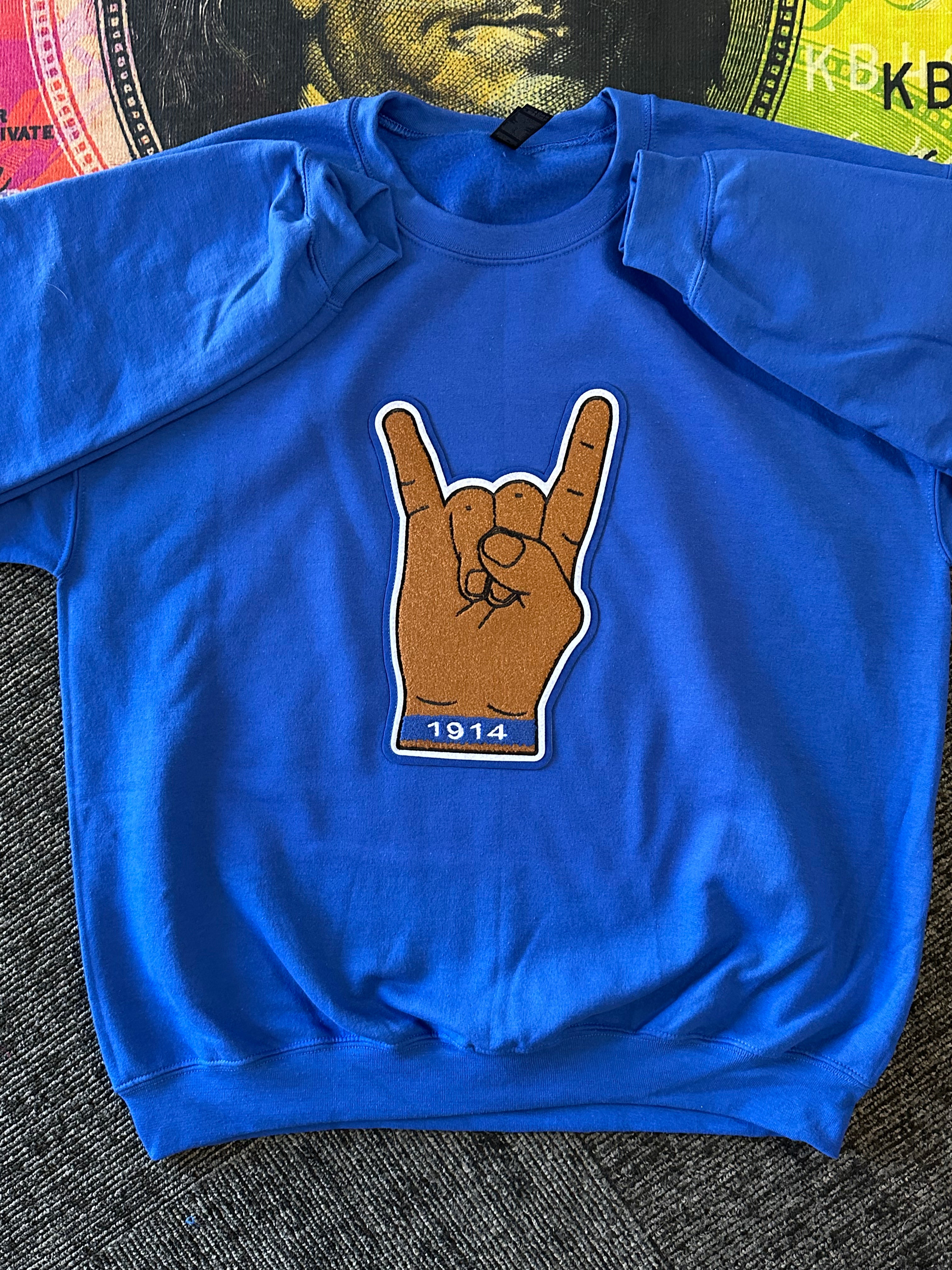 Phi Beta Sigma -Chenille hand sign.
