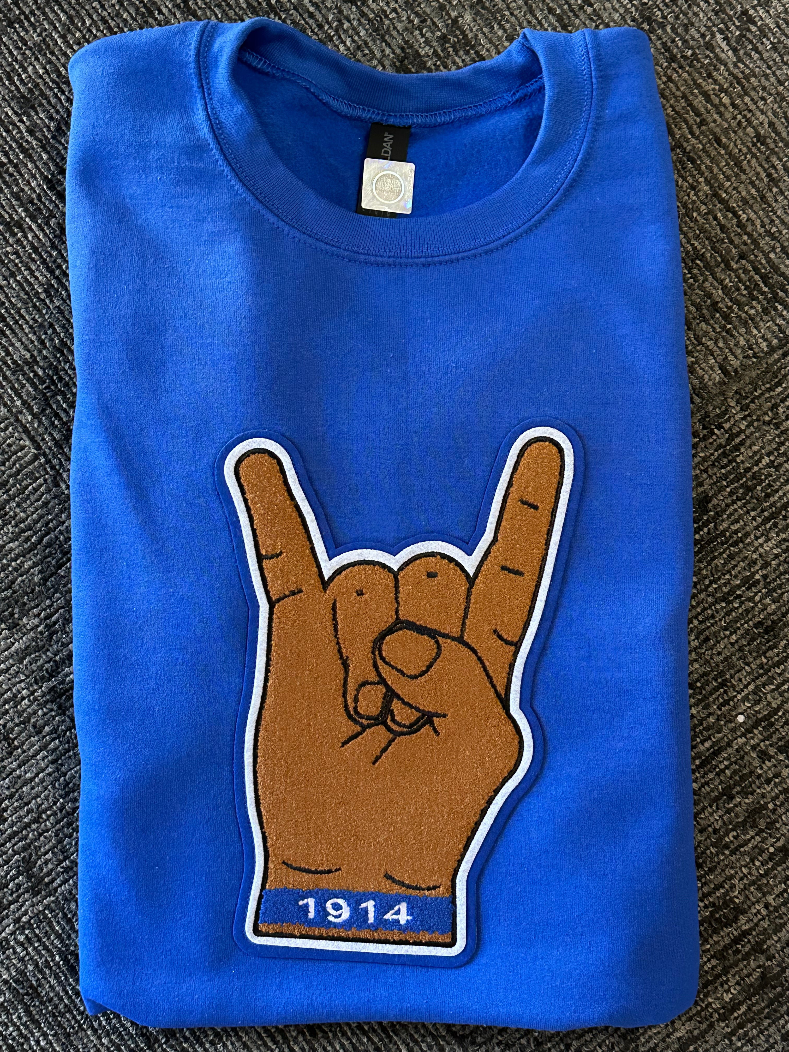 Phi Beta Sigma -Chenille hand sign.