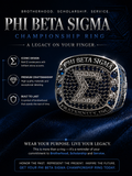 Phi Beta Sigma - Championship Ring