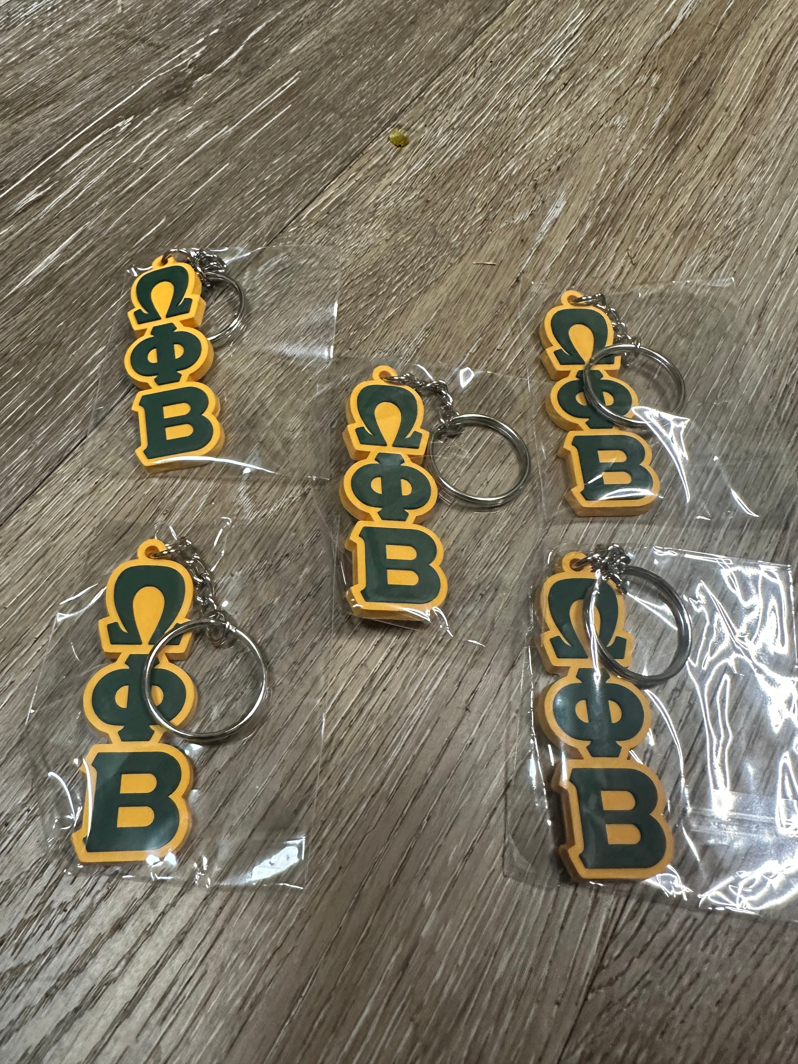 OMEGA PHI BETA - KEY CHAINS