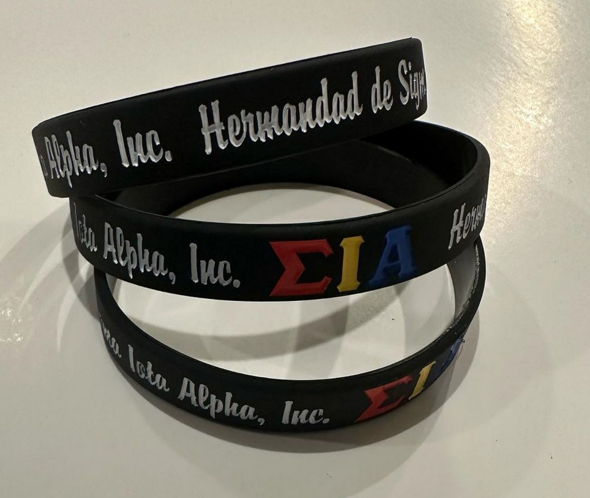 HERMANDAD DE SIGMA IOTA ALPHA WRIST BANDS