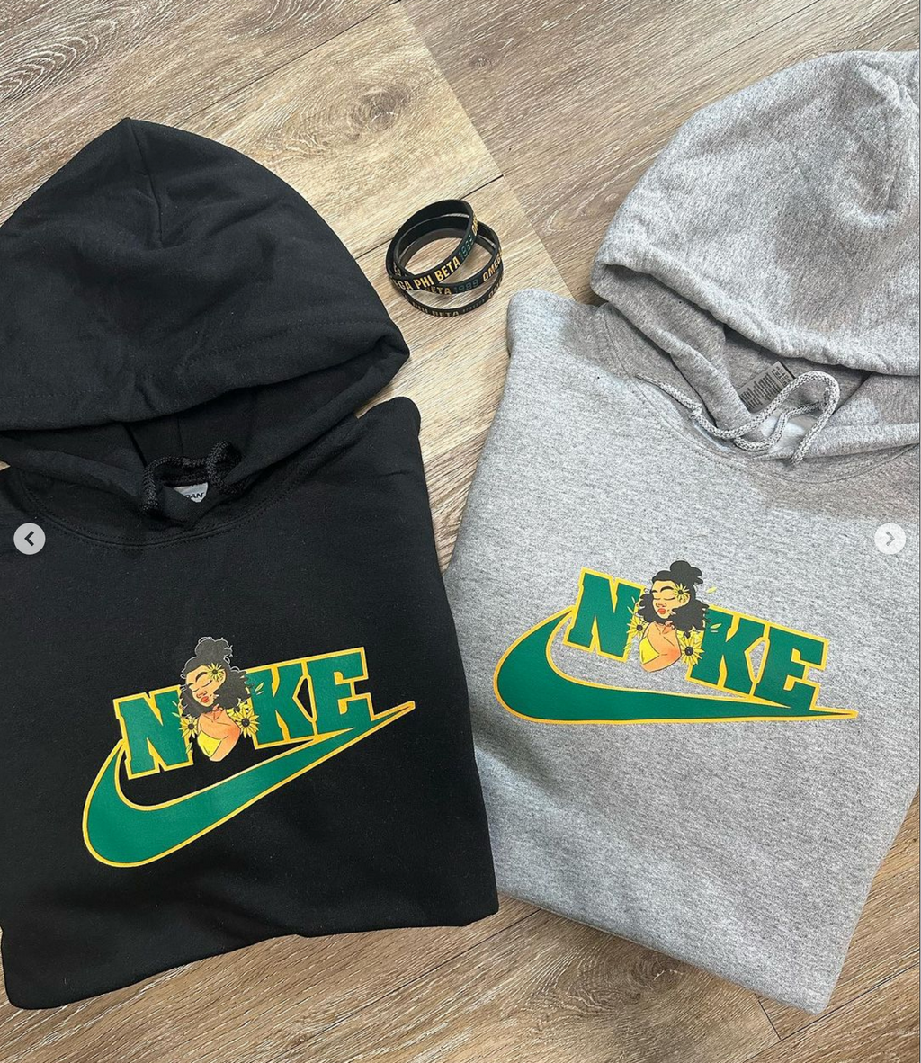 OMEGA PHI BETA N*KE HOODIE
