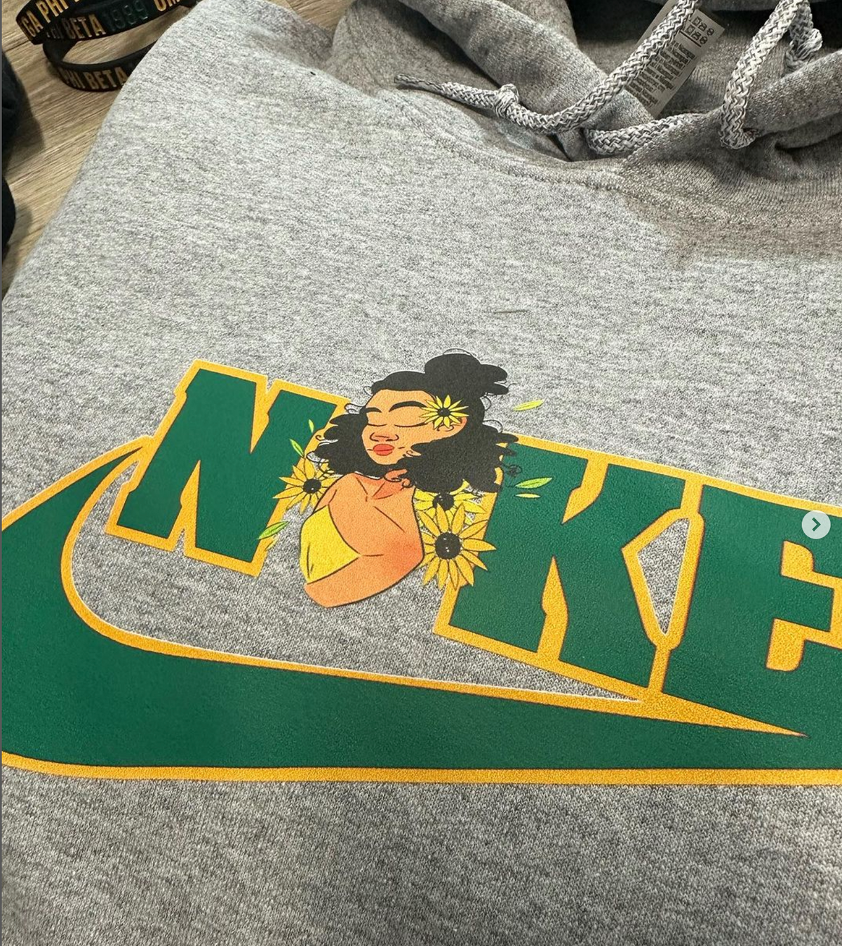 OMEGA PHI BETA N*KE HOODIE