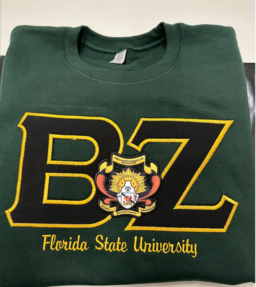 OMEGA PHI BETA - CHAPTER CREWNECK W/ SHEILD