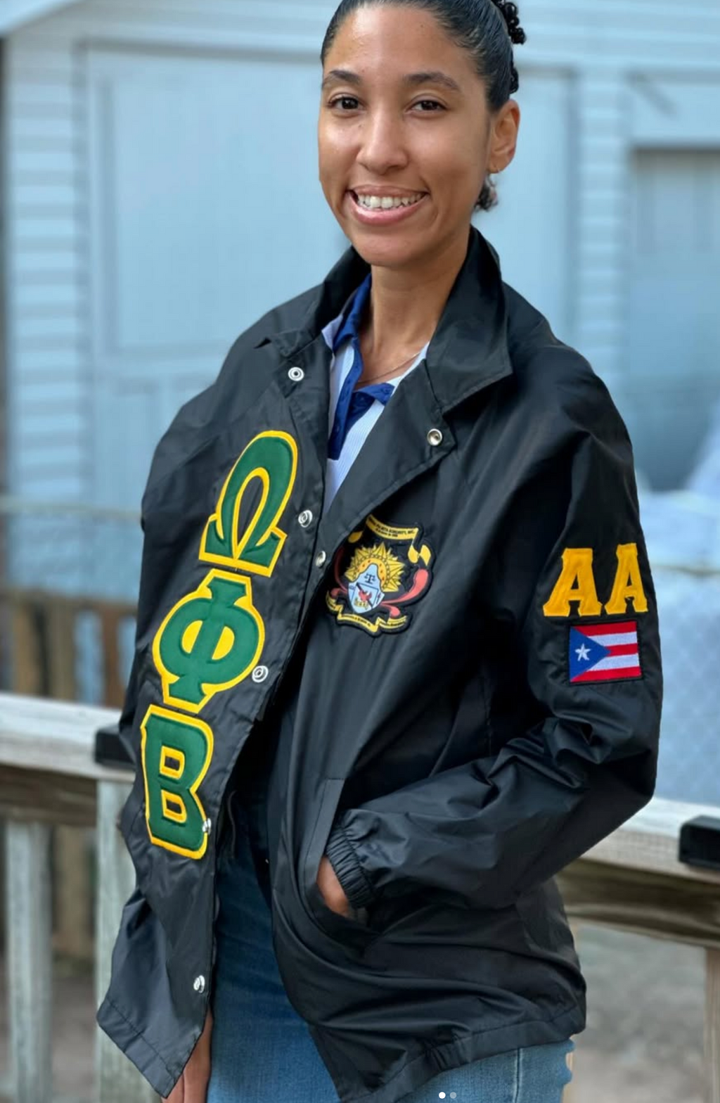 OMEGA PHI BETA - LINE JACKET