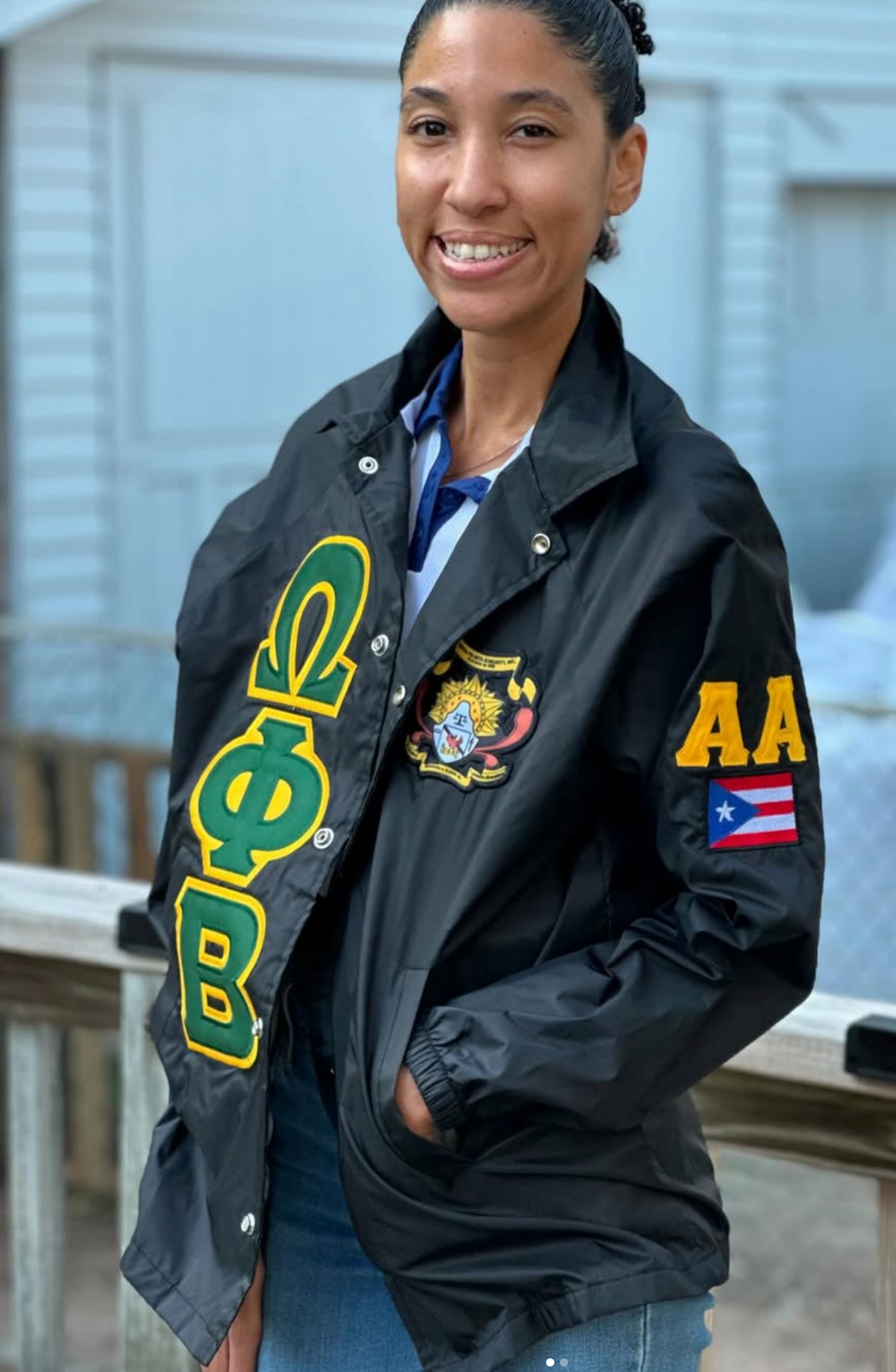 OMEGA PHI BETA - LINE JACKET