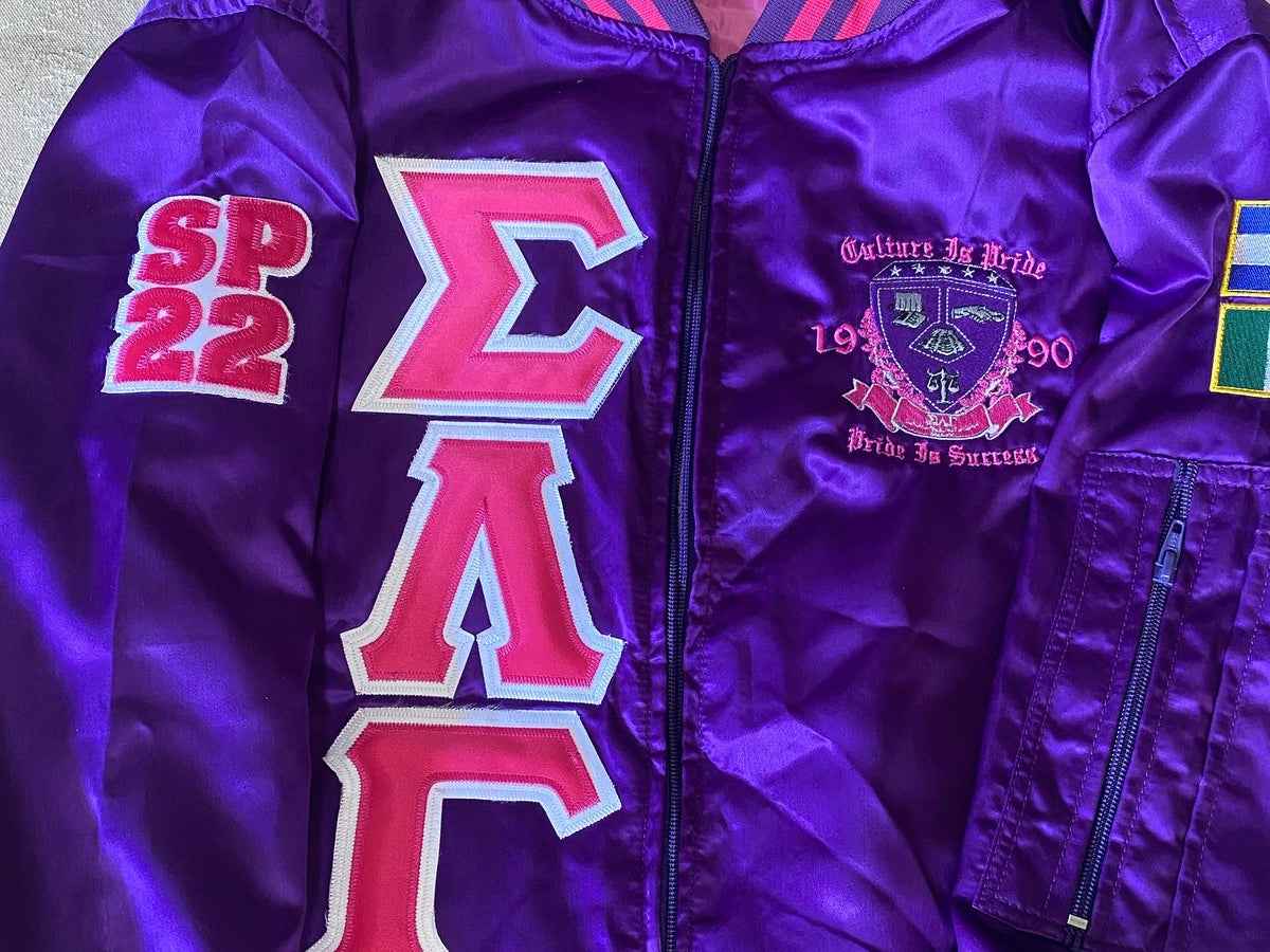 SIGMA LAMBDA GAMMA - SATIN BOMBER