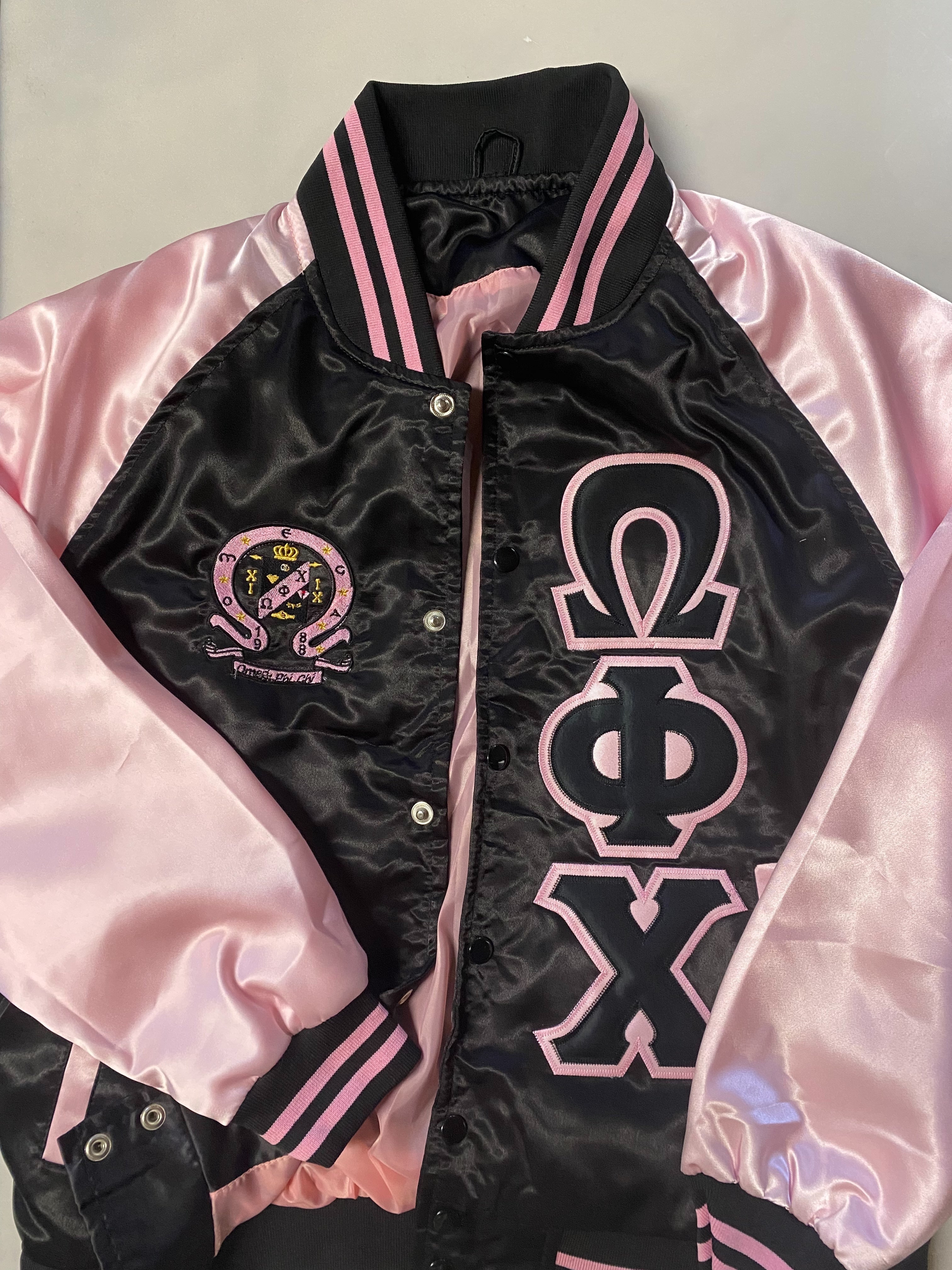 OMEGA PHI CHI - 2 TONE VARSITY JACKET