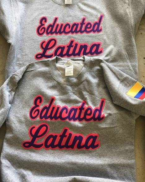 EDUCATED LATINA - graffitigreek