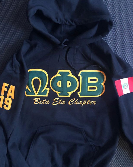 OMEGA PHI BETA CHAPTER HOODIE - graffitigreek