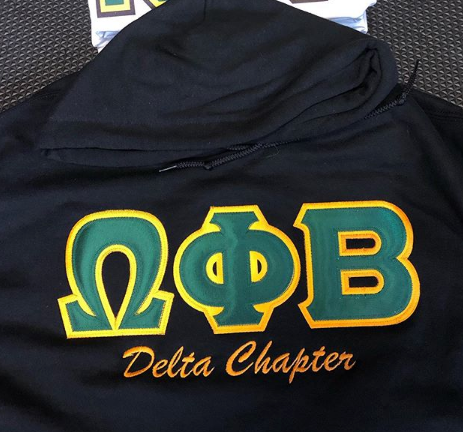 OMEGA PHI BETA CHAPTER HOODIE - graffitigreek