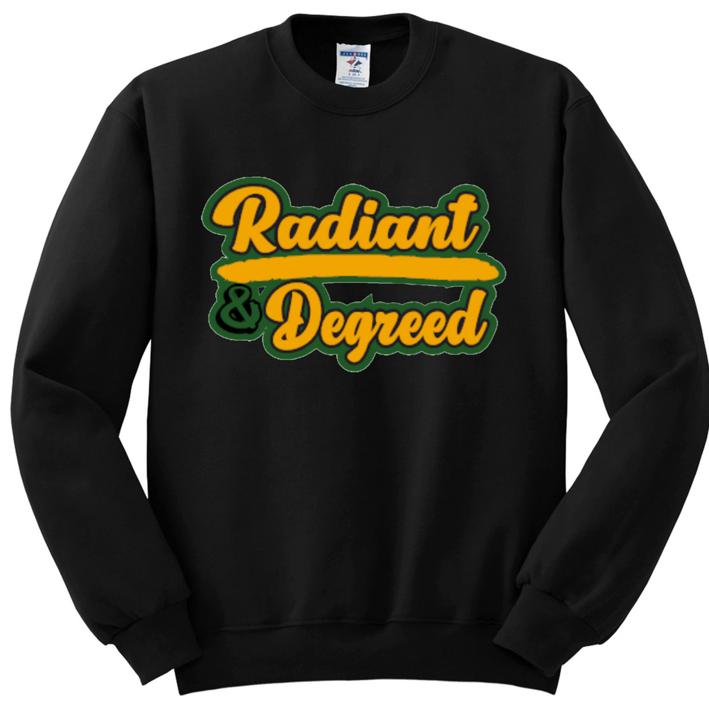 OMEGA PHI BETA     & DEGREED - CREWNECK SWEATER