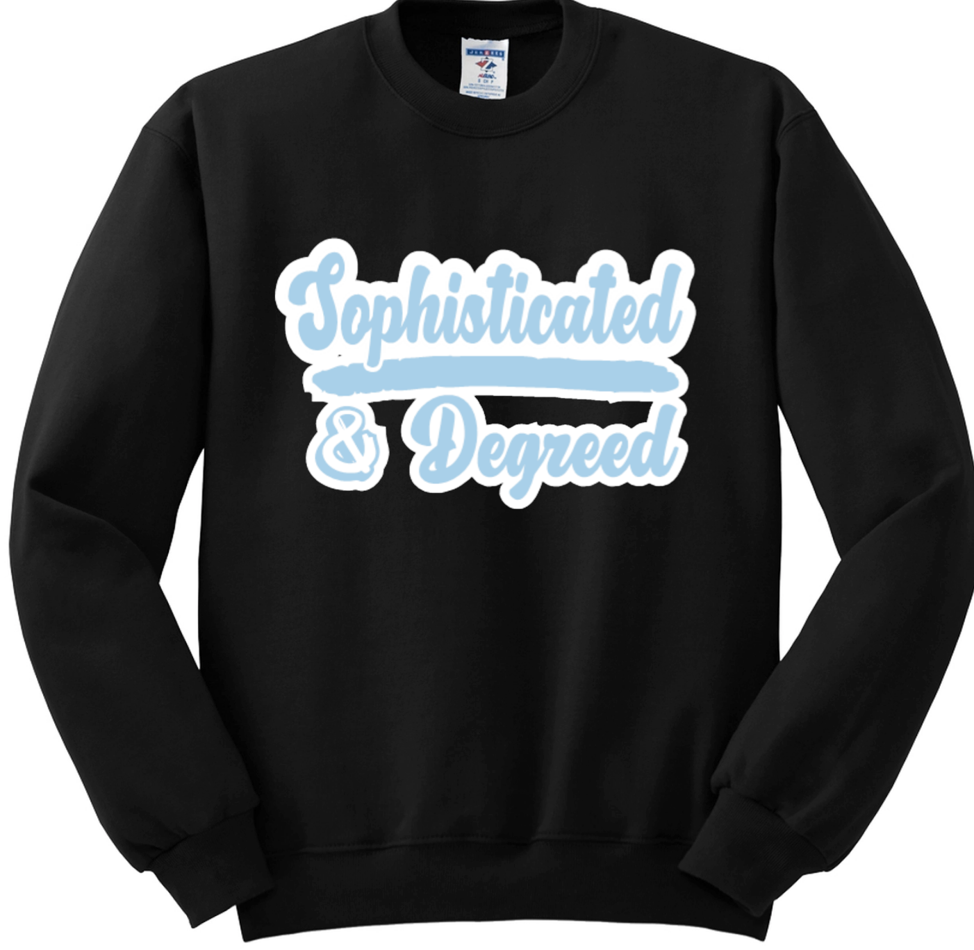 OMEGA PHI BETA     & DEGREED - CREWNECK SWEATER
