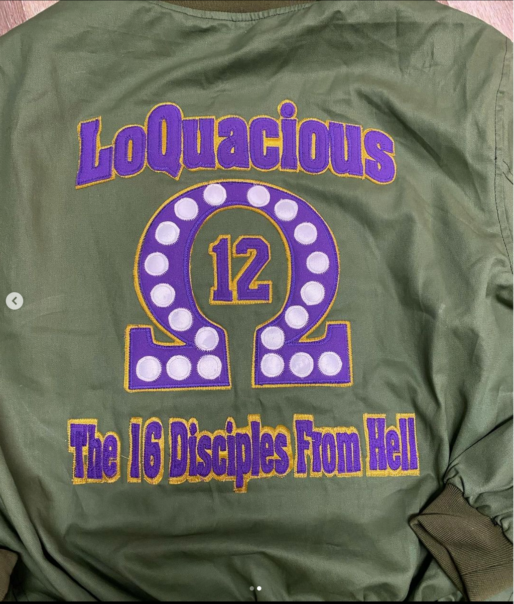 OMEGA PSI PHI - ARMY JACKET